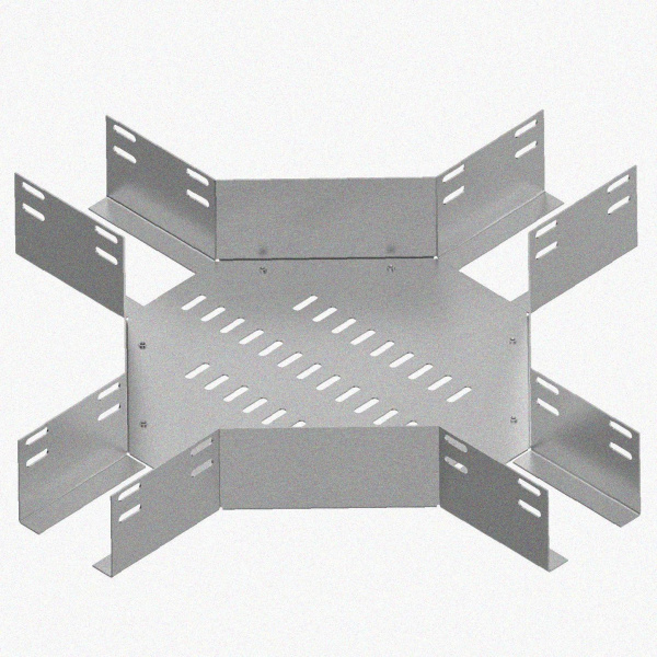 Лоток крестообразный перфорированный КМ 500х80 У3, окрашенный, S1,5