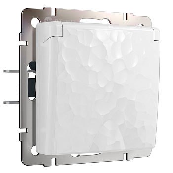 Розетка влагозащ. с зазем. с защит. крышкой и шторками (белый) Hammer СУ IP44 Werkel Розетка влагозащ. с зазем. с защит. крышкой и шторками (белый) Hammer СУ IP44 Werkel