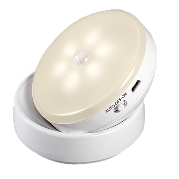 Светильник светодиодный управляемый датчиками TS8-L6-Accu-wm теплый свет PIR - датчик JazzWay