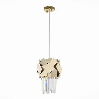 Светильник подвесной Золотистый/Прозрачный, Золотистый E14 1*60Вт SL1232.203.01 ST LUCE
