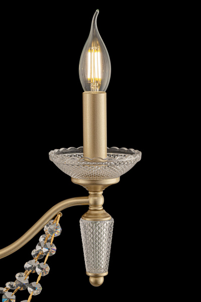 Люстра 12*E14 40Вт Золото IP20 Zoe FR2009PL-12G Freya