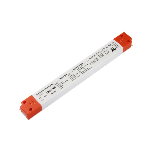 Donel, 30Вт,DC24В,1.25А, IP20, 264*30*18.5мм,блок питания DALI,с функцией Push-Dim, PFC >0.92, серия:DN8HF