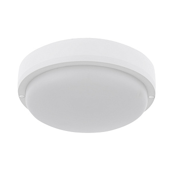 28-13 Светильник светодиодный герметичный с микроволновым датчиком движения 12Вт, 230В/50Гц, 970Лм, 4000К, IP65, Ф140х50мм, круг, матовый, APEYRON