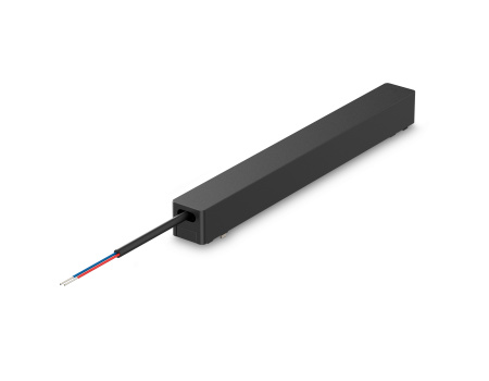 Блок питания внутренний с вводом питания для шинопровода Magnetic Ultra Slim GV1235 BK черный IP20 100W 48V 310*26*24 Ambrella Light