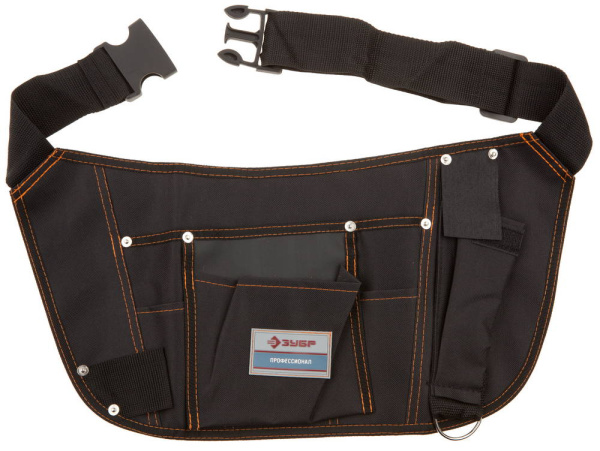 Пояс "ЛАДЬЯ" для инструментов, нейлоновый, 9 карманов ЗУБР