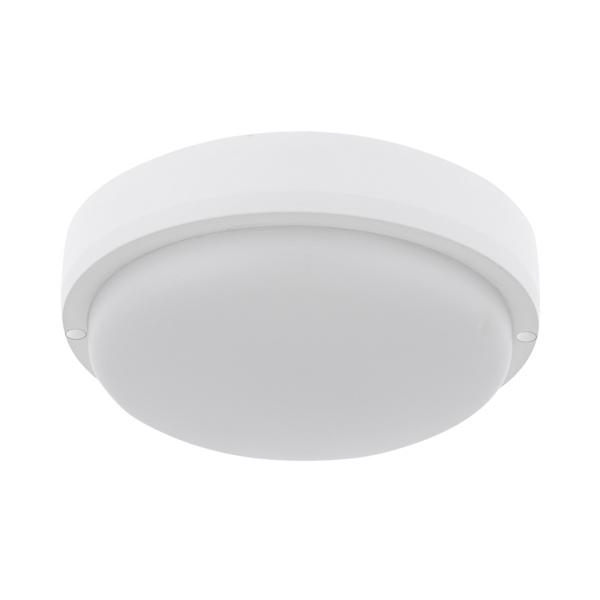 28-13 Светильник светодиодный герметичный с микроволновым датчиком движения 12Вт, 230В/50Гц, 970Лм, 4000К, IP65, Ф140х50мм, круг, матовый, APEYRON