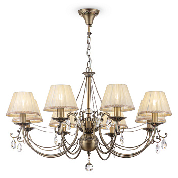 Люстра 8*E14 40Вт Бронза IP20 Soffia RC093-PL-08-R Maytoni