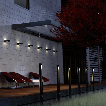 Св-к ландшафтный св/д IP65 LED 4000K 18W 220-240V KAIMAS белый NOVOTECH