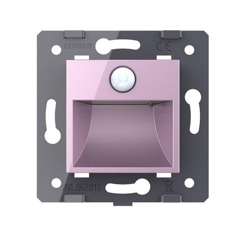 Подсветка лестницы, пола с датчиком движения, цвет розовый (механизм) Livolo фото 2