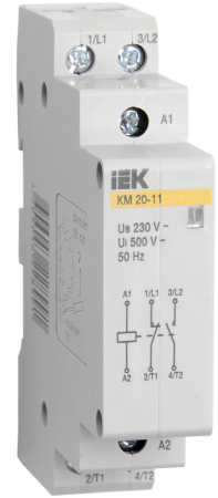 Контактор модульный  КМ20-20 AC IEK