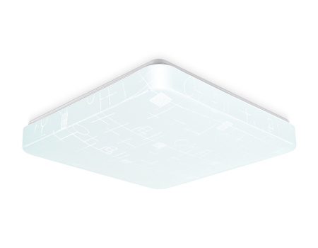 Потолочный светодиодный светильник FZ1156 WH белый 30W 6400K 370*370*85 (Без ПДУ) Ambrella Light