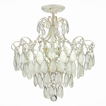 Светильник потолочный Золотистый/Белый матовый E14 6*60Вт SLE160302-06 EVOLUCE