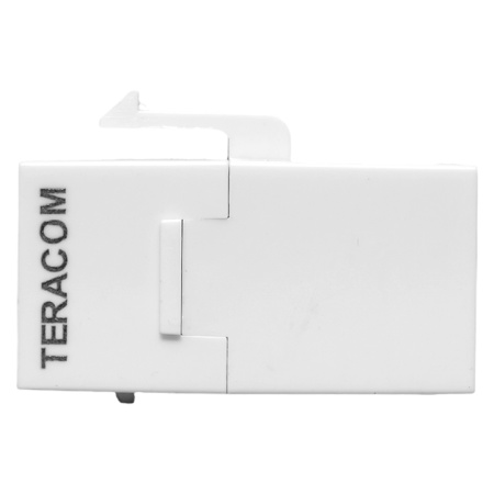 Адаптер проходной TERACOM Cat,5E неэкранированный RJ45-RJ45 тип Keystone белый EKF