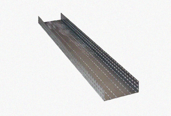 Лоток перфорированный ЛМ 100х80х3000 УТ1,5, горячее цинкование, S1,2