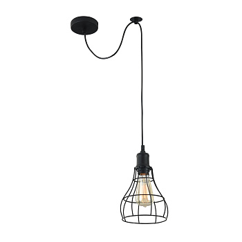 Подвесной светильник 1*E27 60Вт Черный IP20 Denver T450-PL-01-B Maytoni