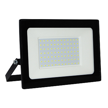 Прожектор св/д 100W 6500K IP65 220-240V черный Volpe