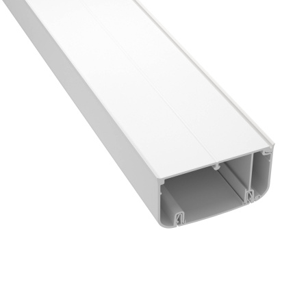 Кабель-канал 90х50 мм, с перегородкой, боковой и фронтальной крышками DKC