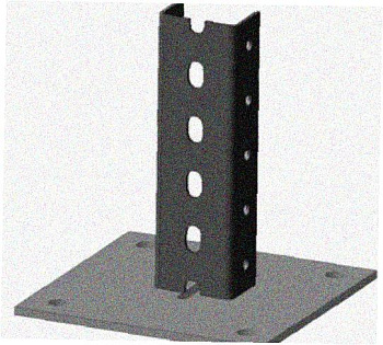 Стойка напольная (потолочная) СНП200х4 УТ1,5,горячее цинкование, S4,0