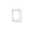 Рамка стеклянная Voltum S70 на 1 пост, (белый, матовый, стекло)