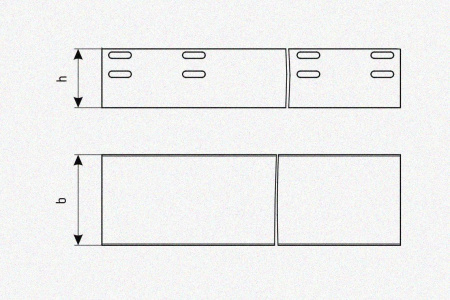Лоток глухой ЛМГ 600х65х2000 УХЛ1, горячее цинкование, S1,5