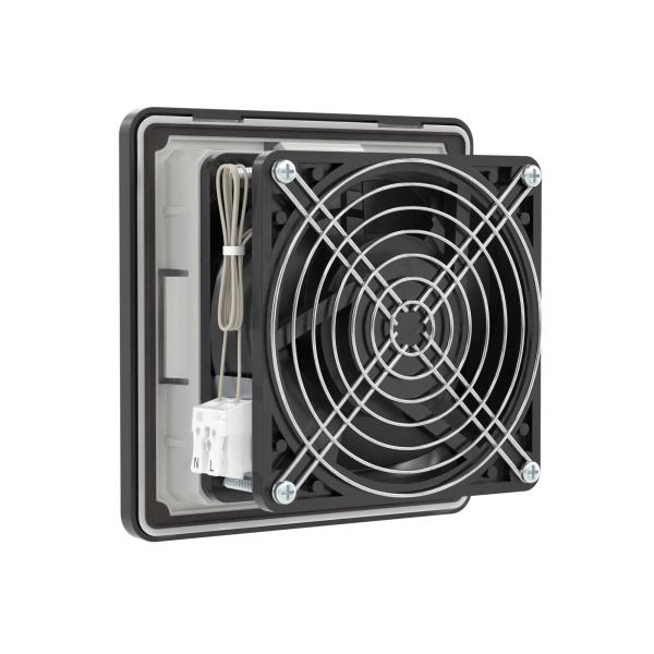 Вентилятор с фильтром RV 10/12 м3/ч, 230 В, 112x112 мм, IP54, RAL9005 DKC