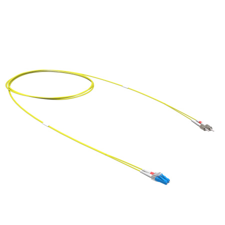 Оптический коммутационный шнур переходной Duplex LC-UPC/ST-UPC, 9/125 OS2, 3 м DKC