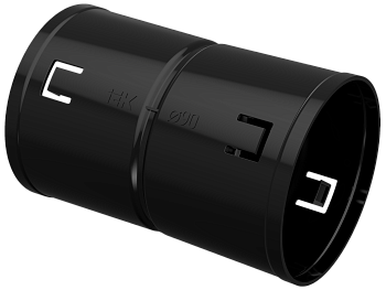 Муфта соединительная для двустенной трубы d=90мм IEK