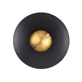 Настенный св-к IP20 LED 13W 1520Лм 3000K ADAMAS черн/золот/металл ODEON LIGHT