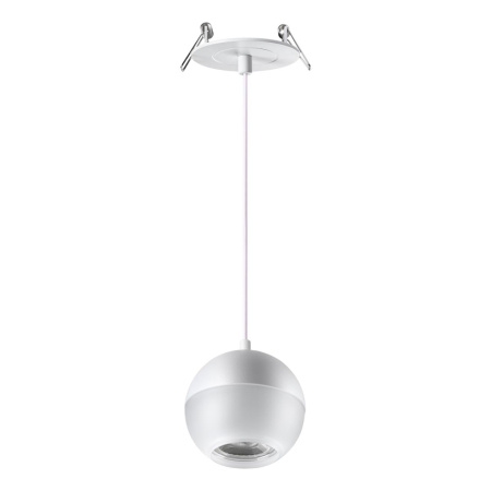 Св-к встр.,длина провода 2м IP20 GU10 9W 220V GARN белый NOVOTECH
