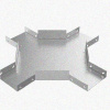 Лоток крестообразный замковый глухой КМЗГ 600х80 УТ1,5, горячее цинкование, S1,5