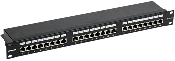 Патч-панель 1U кат.5E FTP 24 порта (Krone) GENERICA