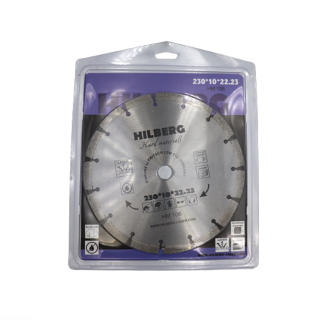 Диск алмазный отрезной 230*22,23 Hard Materials Лазер HM106 Hilberg