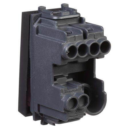 Кнопка модульная, "Avanti", "Черный матовый", 1 модуль DKC