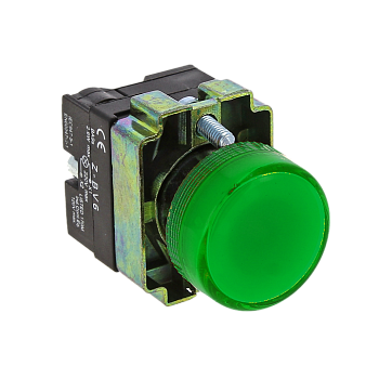 Лампа сигнальная BV63 зеленая 24В PROxima EKF