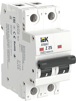 Выключатель автоматический ВА МОД M06N-DC 2П Z 25А ARMAT IEK