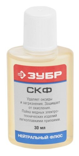 Флюс СКФ, пластиковый флакон, 30мл ЗУБР