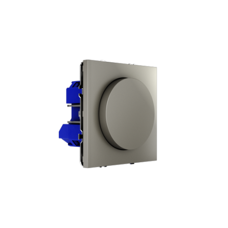 Светорегулятор встраиваемый Voltum S70 поворотно-нажимной 600 Вт, (шелк)