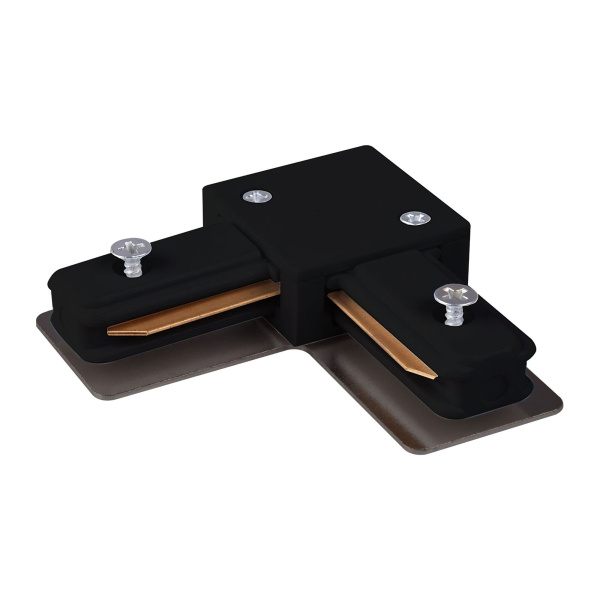 Коннектор угловой для однофазного шинопровода черный IP20 (a039597) Elektrostandard