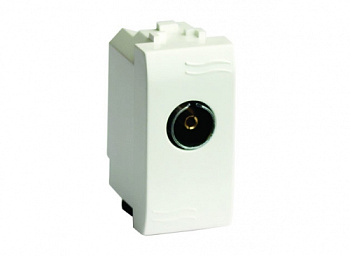 TV розетка без согласующего сопротивления (проходная), слон. кость, 1мод. DKC