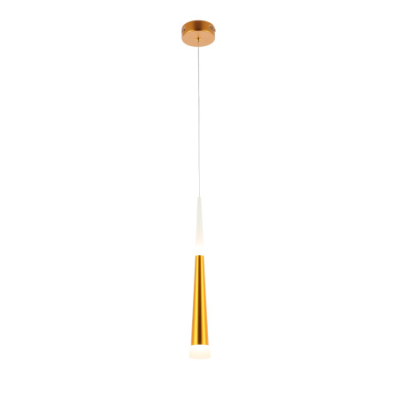 Светильник подвесной Золотистый/Золотистый, Белый LED 1*7Вт 3000К SLE200103-01 EVOLUCE