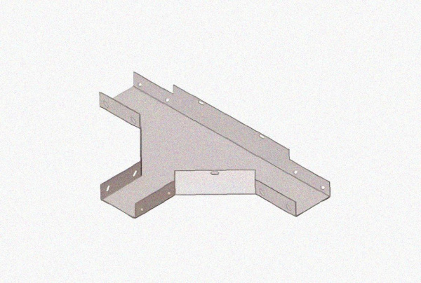 Лоток тройниковый глухой ОТГ 150х80 УХЛ1, горячее цинкование S1,5