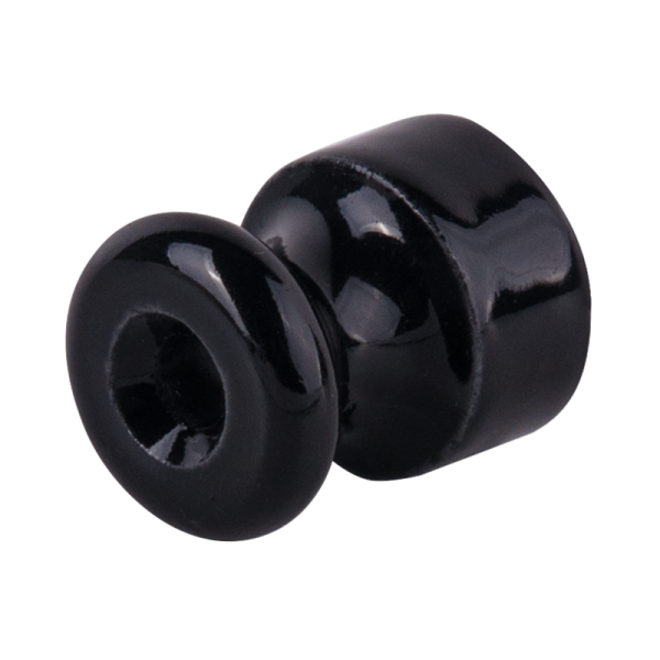 Изолятор без винта 50 шт. (черный) Ретро ОУ IP20 Werkel