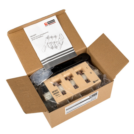 Выключатель-разъединитель ВР32У-31В31250 100А 1 направ, с д/г камерами съемная левая/правая рукоятка MAXima PROxima EKF