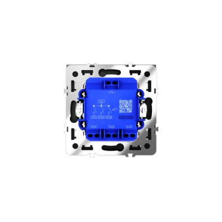 Выключатель встраиваемый Voltum S70 трехклавишный 10А, (титан)