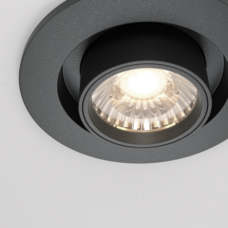 Встраиваемый светильник LED 10Вт Черный IP20 Downlight DL045-01-10W4K-B Technical Maytoni