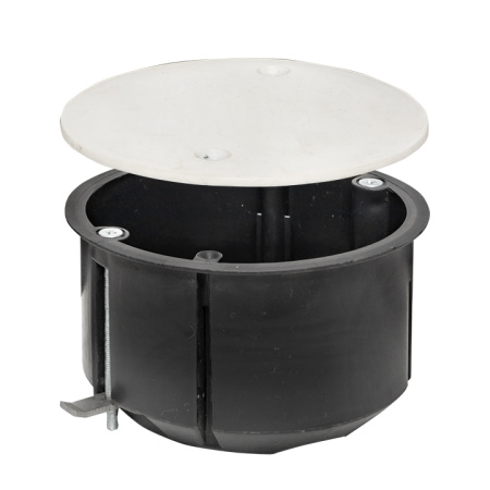 Коробка универсальная установочная КМП-020-026 с металлическими лапками и крышкой (80х45) PROxima EKF