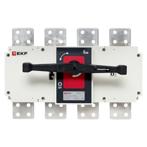Рубильник-выключатель 1600A 4П c рукояткой управления для прямой установки PowerSwitch EKF