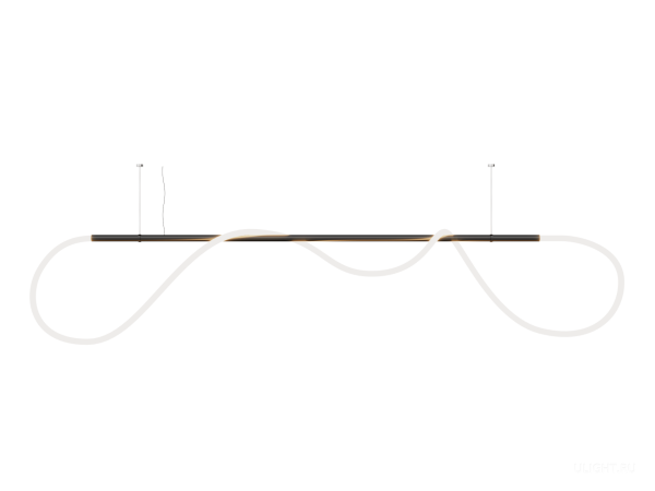 Светильник подвесной HOKASU GhostLight (ral9005/2000mm 4000K/77W/3500mm/360deg)