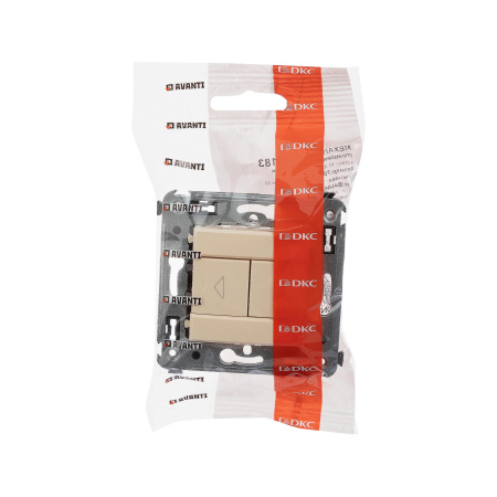 Механизм управления рольставней в стену, "Avanti", "Ванильная дымка" DKC