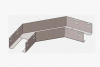 Лоток угловой замковый перфорированный КГЗ 600х60-90 УТ1,5 поворот на 90, оцинкованный лист, S1,5